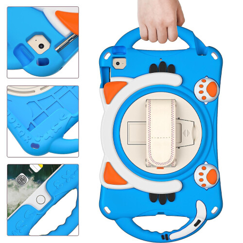 Étui en silicone pour tablette iPad Mini 5/4/3/2/1, bleu clair 1