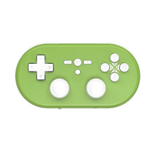 Mini Gamepad Q37pro, joystick de doble efecto Hall mejorado, emulador de Android, PC, ratón y teclado verde