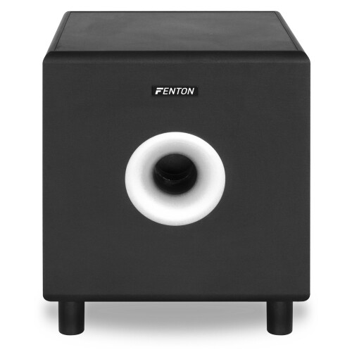 Fenton SHFS08B 8" HiFi Subwoofer 200W Active Powered Home Audio 1