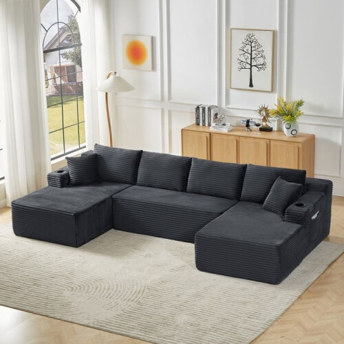 Sofá sin estructura, sofá sin marco, sofá con asiento profundo, sillón de suelo de espuma viscoelástica, Gris oscuro