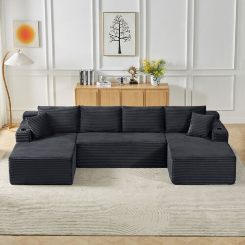Sofá sin estructura, sofá sin marco, sofá con asiento profundo, sillón de suelo de espuma viscoelástica, Gris oscuro 1