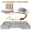 Canapé - CIPACHO - Rahmenloses Sofa - Grün - Tiefe Sitzfläche - Memory-Schaum 6