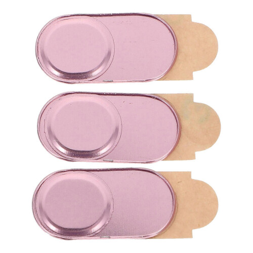 Laptop Camera Covers for Privacy Protection Use 3Pcs Pack in Golden