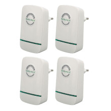 Power Saver Plug-In Voltage Stabilizer with Surge Protection, 4-Pack, 90-240V EU Plug