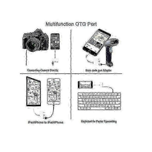 Lightning to USB Female Adapter for iPhone X, Enables Simultaneous Charging and Audio 2