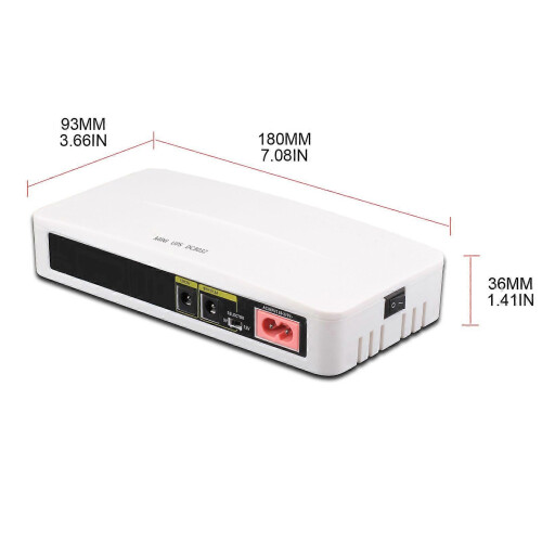 DC-3037P Standby UPS Power System 5500mAhx2 Power Supply AC 85V-275V Input Voltage Multicolor 1