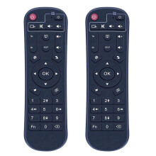 2x Fernbedienung für Android TV Box A95X X88 PRO F2 F3 F4 R5 R3 H40 H50 H60 Set-Top-Box Schwarz