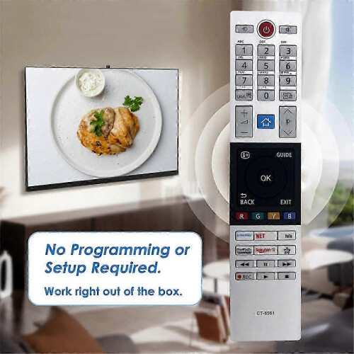 CT-8561 Replace Remote Control for TOSHIBA SMART LED TV Remote Control 1