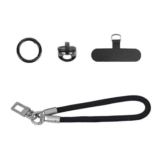 Universal Lanyard for POCKET3 Action Camera Wrist Strap Short Rope Decorative Hand Strap Pendant Bla