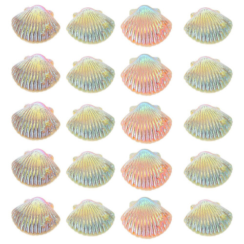 Bead Phone Charm Making Crafters Mobile Phone Accessories Assorted Color Shell Shape 20Pcs