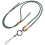 Phone Strap Long Phone Pendant for Hanging Use 2Pcs Black 1