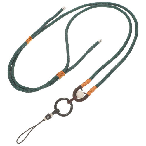 Phone Strap Long Phone Pendant for Hanging Use 2Pcs Black