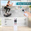 Remote Control for Vibration Plate Exercise Machine,Universal for Dailylife/PHAGATT/FELERDUN// White 2