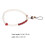 Phone Charm Strap Decorative Mobile Phone Anti-Lost Lanyard with Jade Agate 2