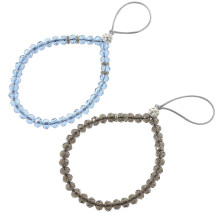 Cordón para celular de cristal resistente, cadena para teléfono (2 unidades)
