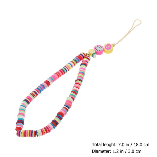 Colorful Polymer Clay Wrist Hand Strap for Phone Use 3Pcs 1