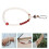 Phone Charm Strap Decorative Mobile Phone Anti-Lost Lanyard with Jade Agate 4