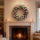 Artificial Rose Camellia Wreath - Handmade Realistic - for Door Wall Fireplace 4