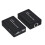 100M 2 Ports USB 2.0 Via RJ45 Cat5e Cat6 Network Cable Webcam Camera Mouse Printer EU PLUG Black 1