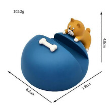 Supporto per cellulare da scrivania a forma di gatto, supporto per cartone animato, staffa ornamentale, sedile rotondo, staffa Shiba Inu