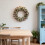 Artificial Rose Camellia Wreath - Handmade Realistic - for Door Wall Fireplace 5