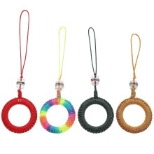 Cadenas para celular de nailon tejidas a mano, cuerdas para colgar el teléfono para evitar pérdidas, juego de 4 piezas