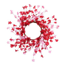 Couronne de Saint-Valentin, décoration de Saint-Valentin pour anniversaire ou mariage