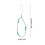 Mobile Phone Chain for Anti-Lost Use with Stone Pearl Design 2