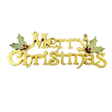 Christmas Door Hanging Merry Christmas Letter Decoration 2Pcs Assorted Color