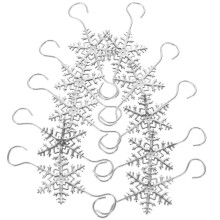 Mantel Garland Holders Stainless Steel Hanging Small Items Christmas Party 7.2X3CM 10Pcs