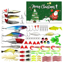 Coffret cadeau de pêche pour les fêtes, idéal pour les passionnés de pêche en eau douce et en mer (508C)