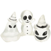 Halloween Miniatures Luminous Resin Decor for Party Decoration 6Pcs