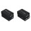 100M 2 Ports USB 2.0 Via RJ45 Cat5e Cat6 Network Cable Webcam Camera Mouse Printer EU PLUG Black 5