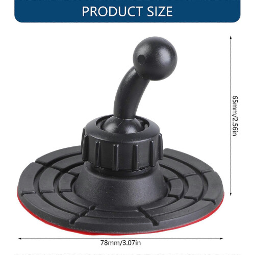 Adaptateur à rotule 17 mm, base adhésive, support de téléphone, adaptateur à rotule multicolore 2