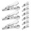 Christmas Tree Ornament Clips Clips for Decor 100Pcs Silver Iron 1