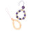 Collana con ciondolo a forma di radice di Bodhi e perline per cellulari (2 pezzi). 4