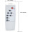 Solar Light Remote Control, Adjustable Brightness, 3H 5H 8H Custom Timer Solar Lighting Systems 3