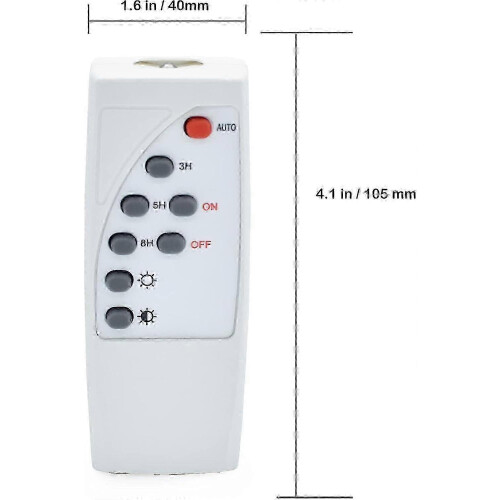 Solar Light Remote Control, Adjustable Brightness, 3H 5H 8H Custom Timer Solar Lighting Systems 2