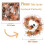 6 FT Fall Garland with Lights Timer Function Automatic on/Off Timer Fall Decorations 3