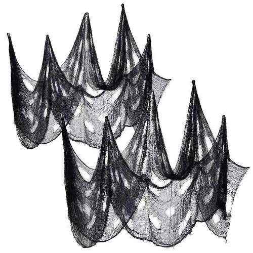 Halloween-Gaze-Dekoration, 2 Stück