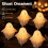Glowing Ghost Table Decor,Luminous Ghost Up Ghost Ornament Led Ghosts Halloween Decor,Shelf Sitting 2
