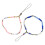 Mobile Phone Strap Phone Short Chain for 2Pcs Evil Eye Beaded Lanyards 4