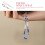 Mobile Phone Strap Phone Short Chain for 2Pcs Evil Eye Beaded Lanyards 5