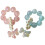 Beaded Phone Strap Cellphone Wrist Strap for Phone 2Pcs Acrylic Charm Chains 3
