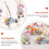 Easter Hanging Gnome Ornaments Wooden Decorations for 24Pcs 3