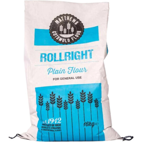 Matthews Cotswold Premium Plain Flour - 16kg Bag