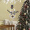 Snowman Shape Wreath, LED Lights, Front Door Decoration 4