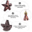 Christmas Tree Star Plastic Hanging Decor with 18Pcs for Decoration 3