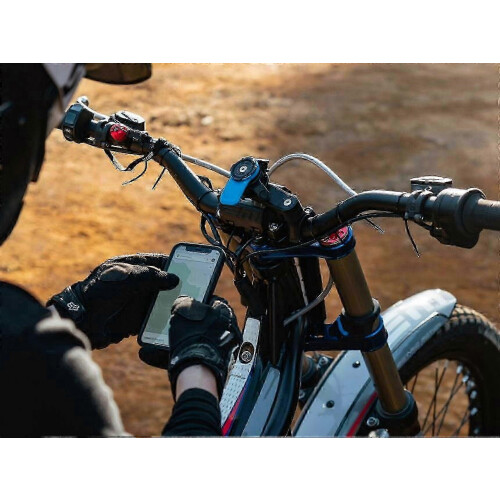 2026 Quad Lock Motorcycle Handlebar Mounts - Secure Smartphone Holder Bikes, & Easy black 2