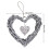 White DIY Heart Wicker Artificial Wreaths for Christmas Wedding make gift S 3